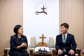 한성숙 총리 한국기독교교회협의회 예방